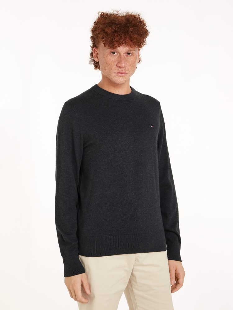 Tommy Hilfiger - Cashmere Pullover, für Herren, Anthrazit, Größe XXL