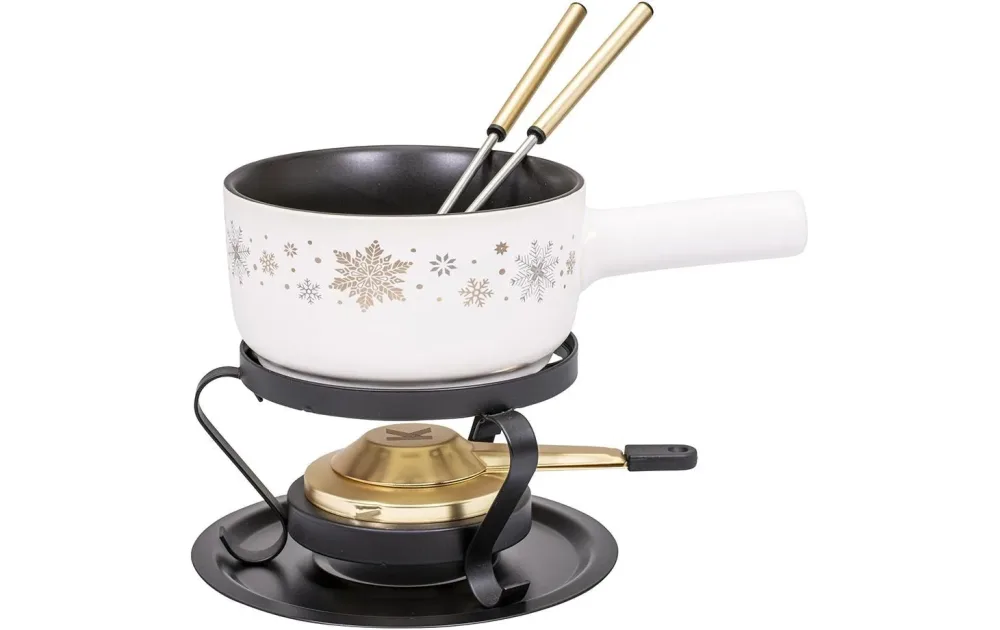 Kadastar - Käsefondue-Set, 16cm, Gold