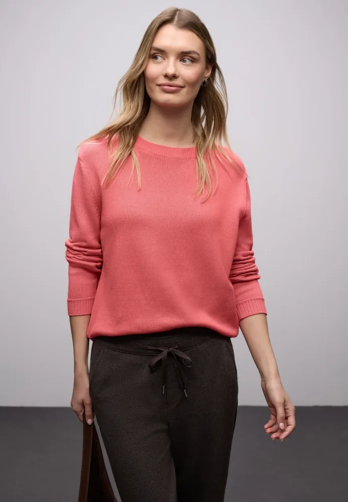 STREET ONE Strickpullover mit Rundhals