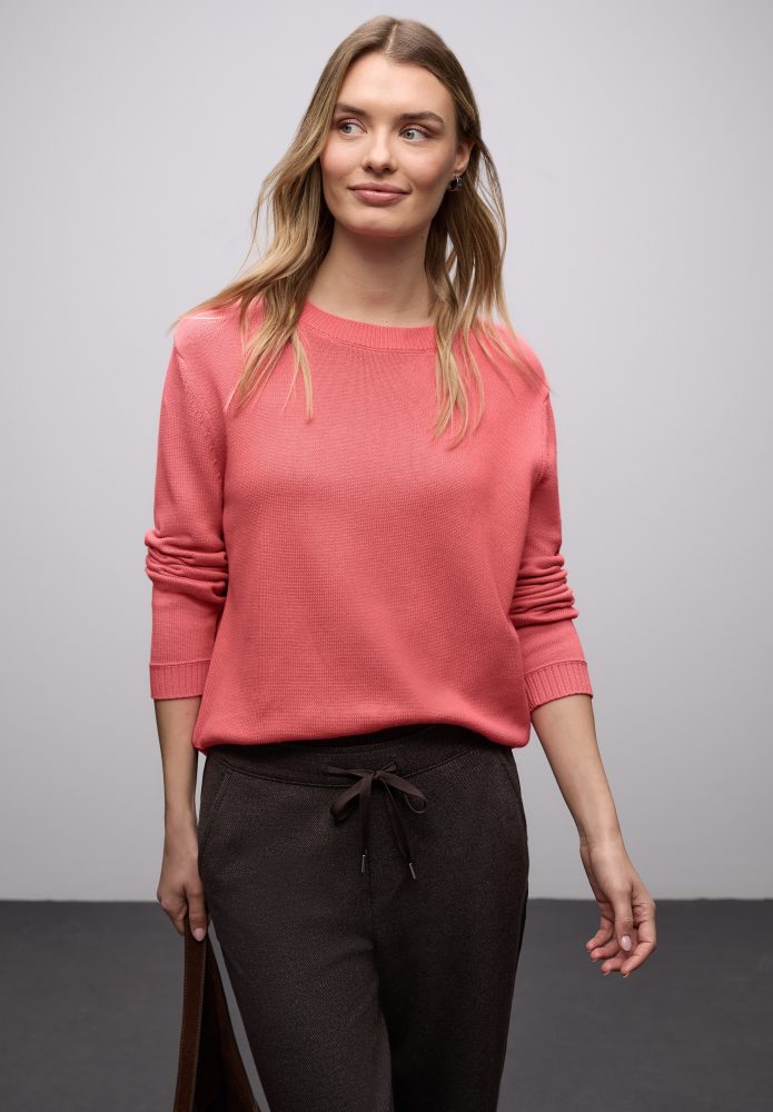 STREET ONE Strickpullover mit Rundhals