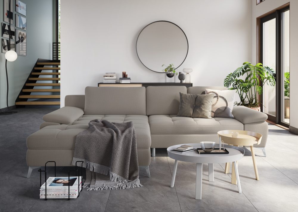 sit&more Ecksofa, mit Mega-Recamiere, wahlweise mit Bettfunktion und Bettkasten