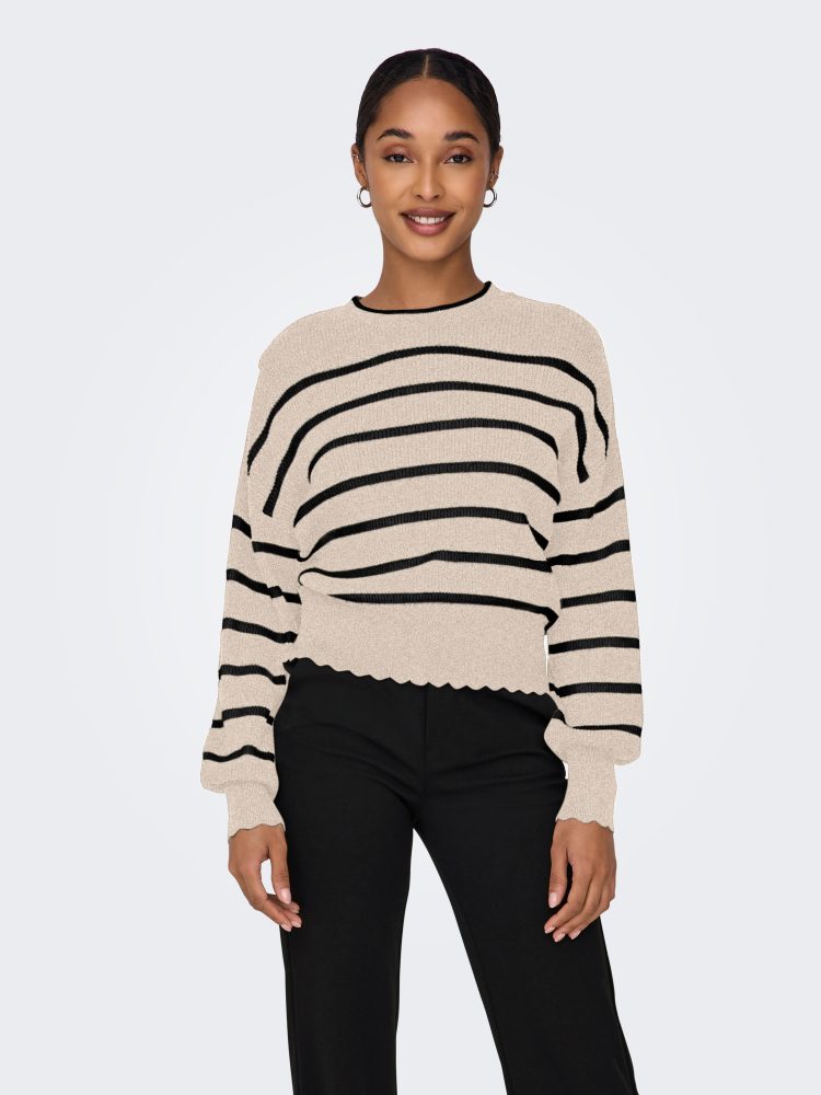 Only - Pullover, für Damen, Zweifarbig, Größe M