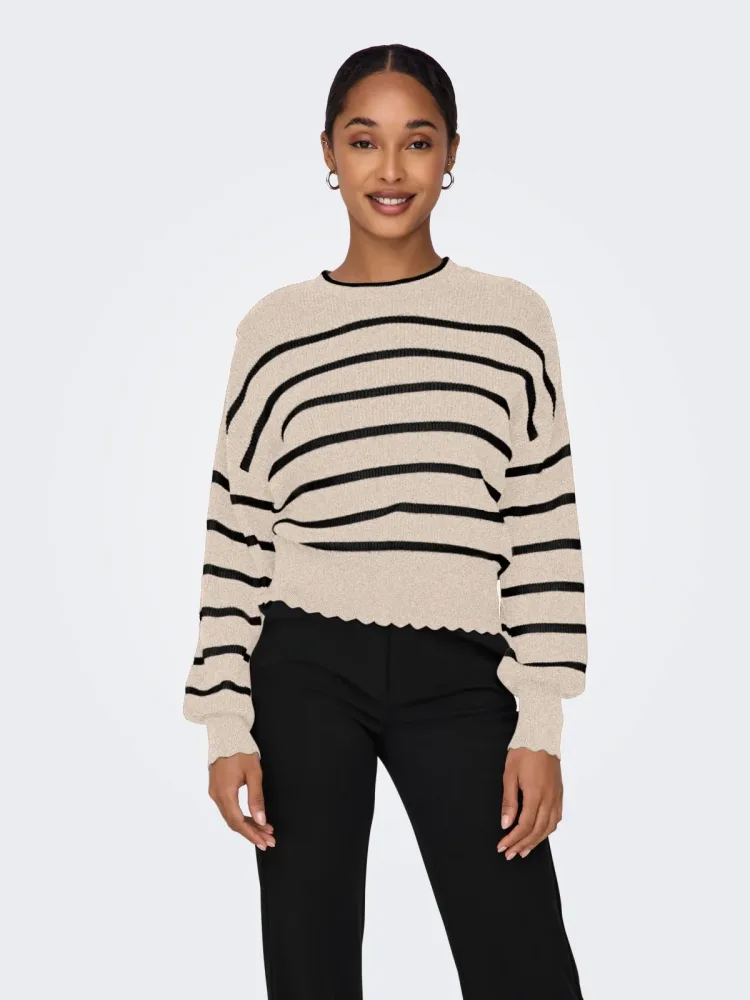 Only - Pullover, für Damen, Zweifarbig, Größe M