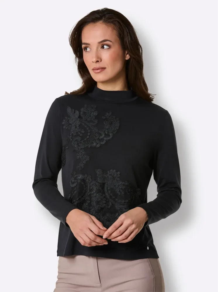 CREATION L PREMIUM Stehkragenshirt 