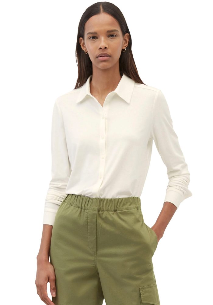 Marc O'Polo - Polo Shirt, für Damen, Weiss, Größe M
