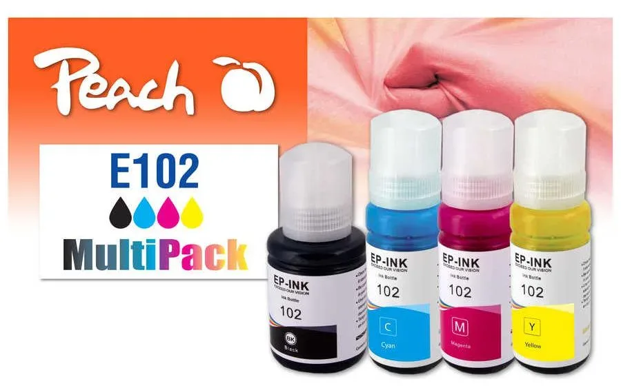 Peach - Tinte Canon CISS 102 Multi Pack C, M, Y, BK, One Size