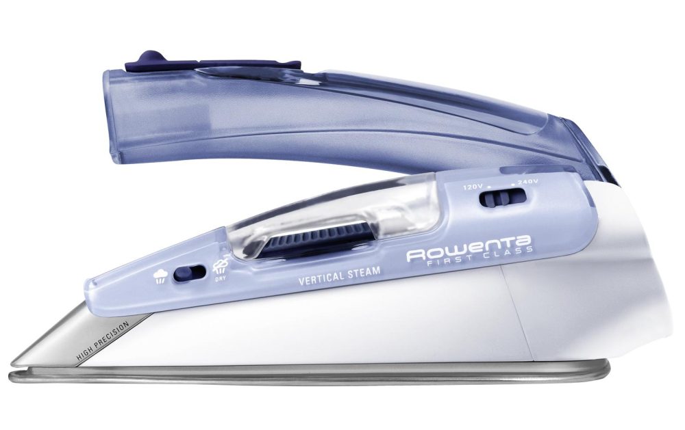 Rowenta -  First Class DA 1510 - Reisedampfbügeleisen - Bügelsohle: Inox 200 Microsteam - 1000 Watt - hellblau - mit