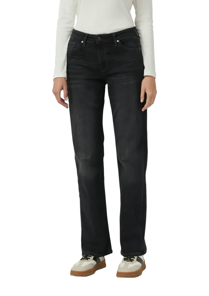 s.Oliver Straight-Jeans Mid Rise, Regular Fit
