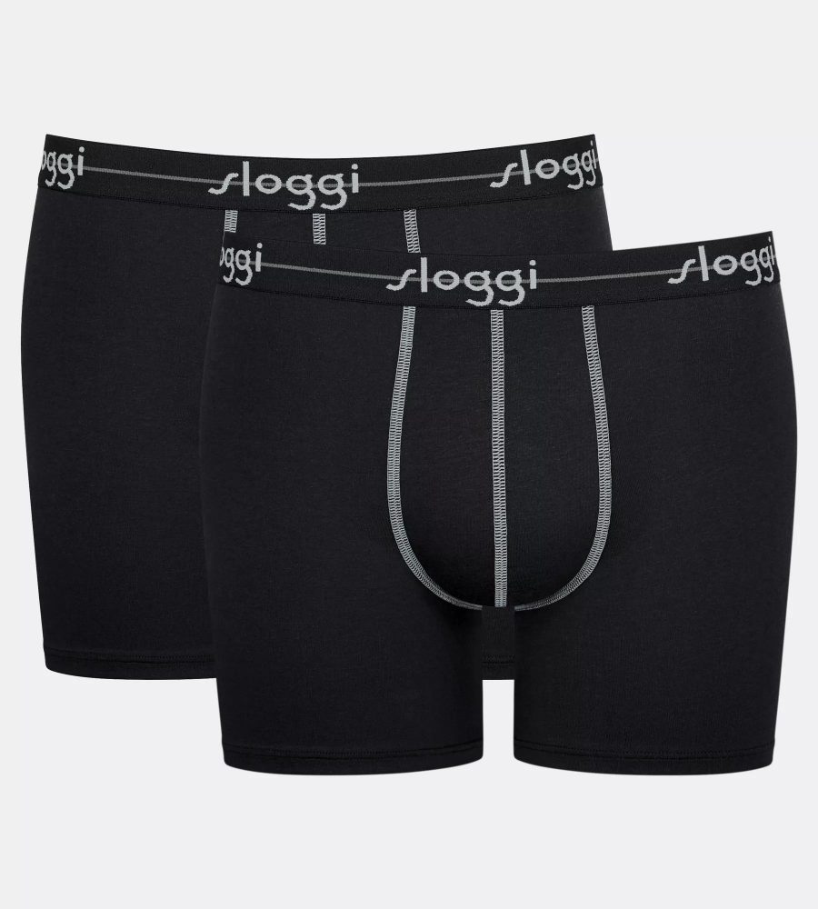 Sloggi - Boxershort  Figurbetont-Start Short C2P box, für Damen, Schwarz, Größe M