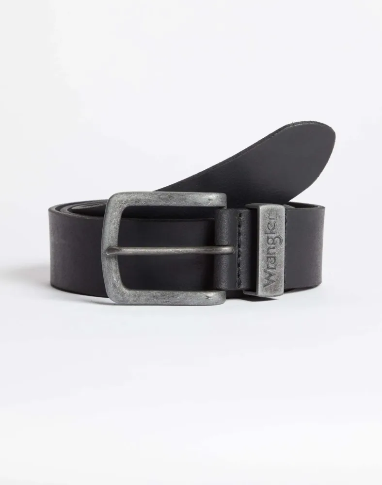 Wrangler - Gürtel Metal Loop, für Herren, Schwarz, Größe 85
