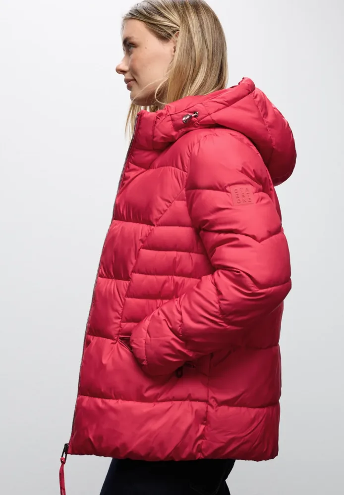 STREET ONE Steppjacke mit Kapuze mit Kapuze