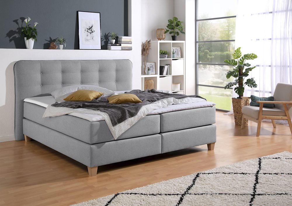 Home affaire Boxspringbett inklusive Komfortschaum-Topper