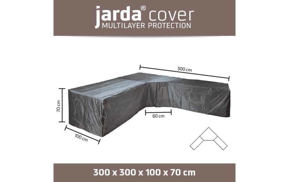 Jarda Schutzhülle Lounge Trapez 300 x 300 x 100 x 70 cm Zubehör