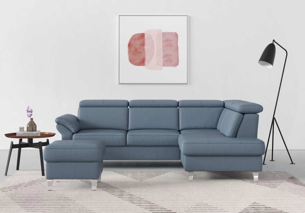 sit&more Ecksofa, inklusive Kopfteilverstellung und Federkern