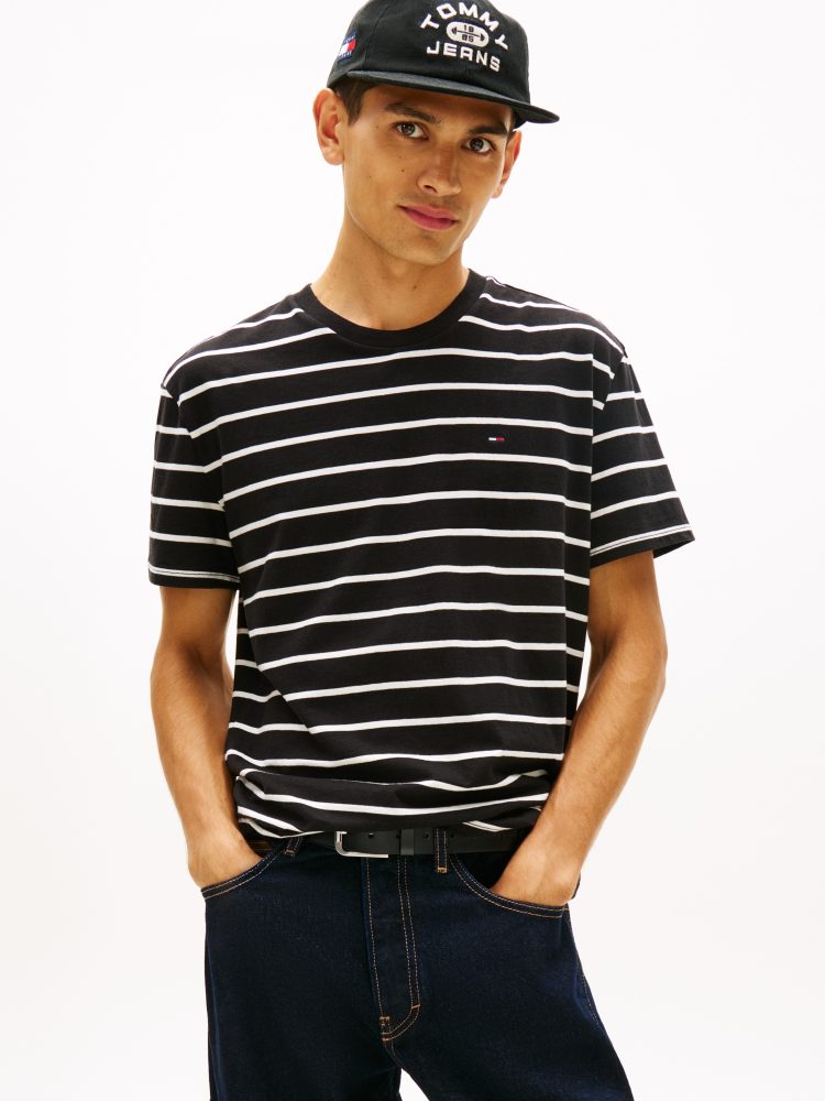 Tommy Jeans - T-Shirt, für Herren, Black, Größe S