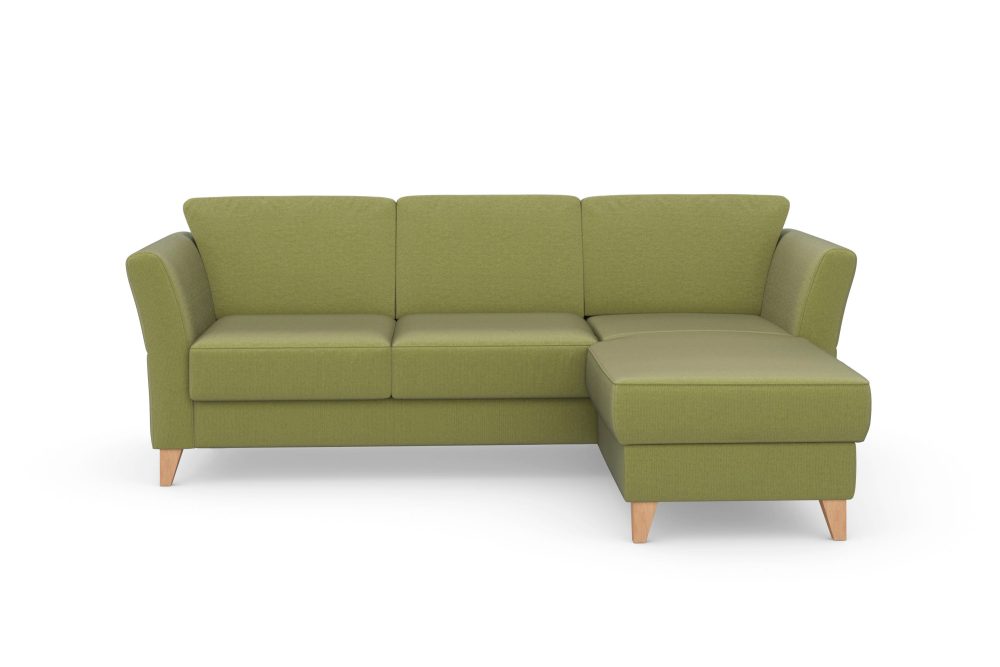 sit&more Ecksofa »Visby«, Wahlweise mit Bettfunktion und Bettkasten, frei im Raum stellbar, mit Federkern, auch erhältlich in dem besonders leicht mit Wasser zu reinigendem 