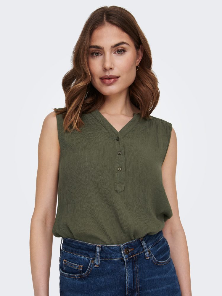 Only - Bluse, für Damen, Grün Größe 36