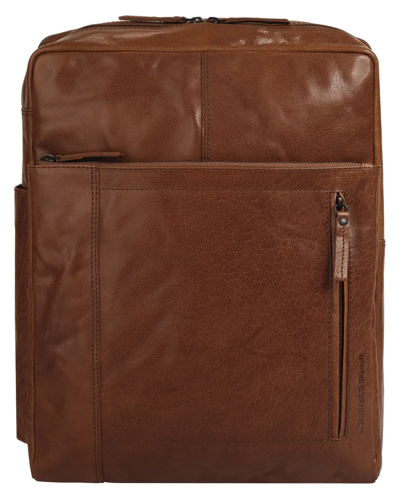 Spikes & Sparrow Laptoprucksack echt Leder