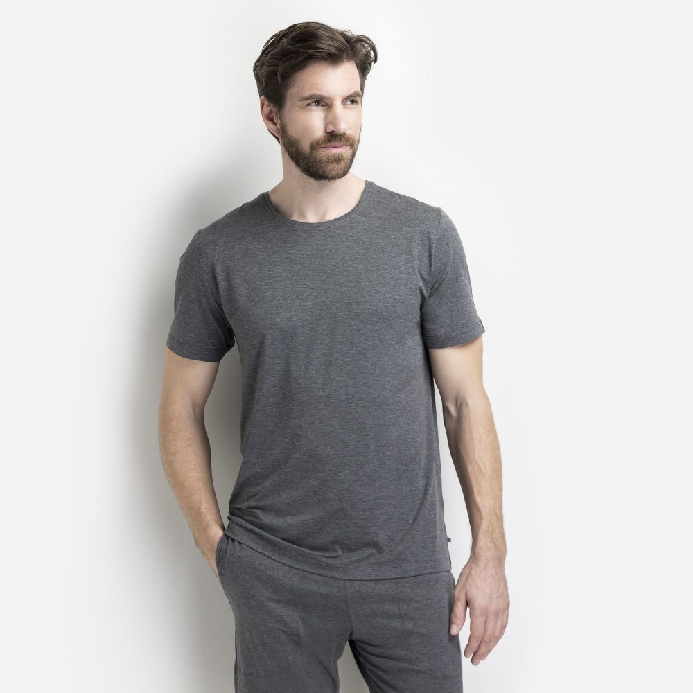 ISA bodywear - T-Shirt, kurzarm, für Herren, Mediumgrau, Größe S