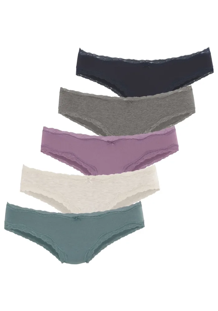 Vivance Brasilslip 5er-Pack, aus elastischer Baumwolle
