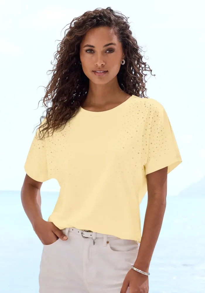 LASCANA Kurzarmshirt 