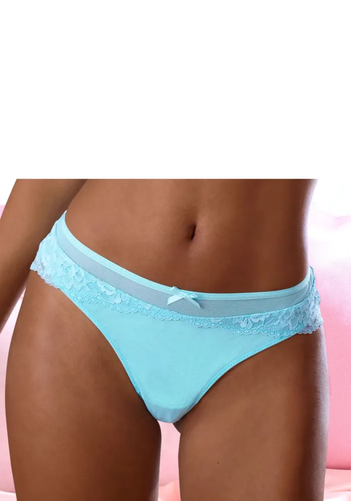LASCANA Panty aus feiner Spitze und Soft-Mesh, sexy Dessous