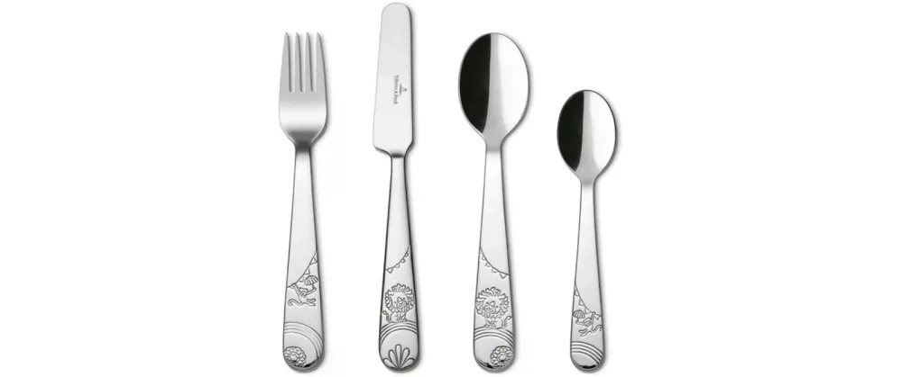 Villeroy & Boch - Kinderbesteck 4tlg. Roar like a Lion, One Size, Silber