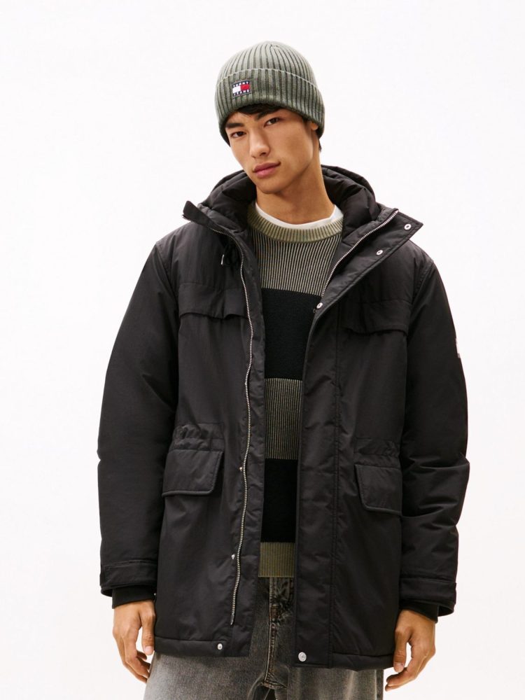 Tommy Jeans - Parka, für Herren, Black, Größe S