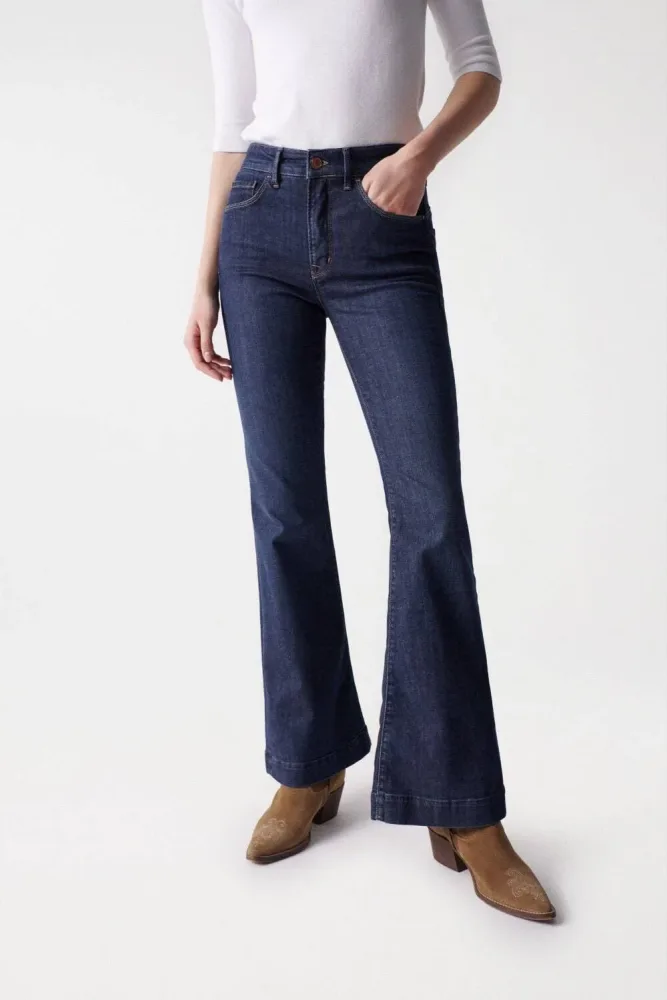 Salsa - Jeans Glamour Flare, für Damen, Blau, Größe W30/L34