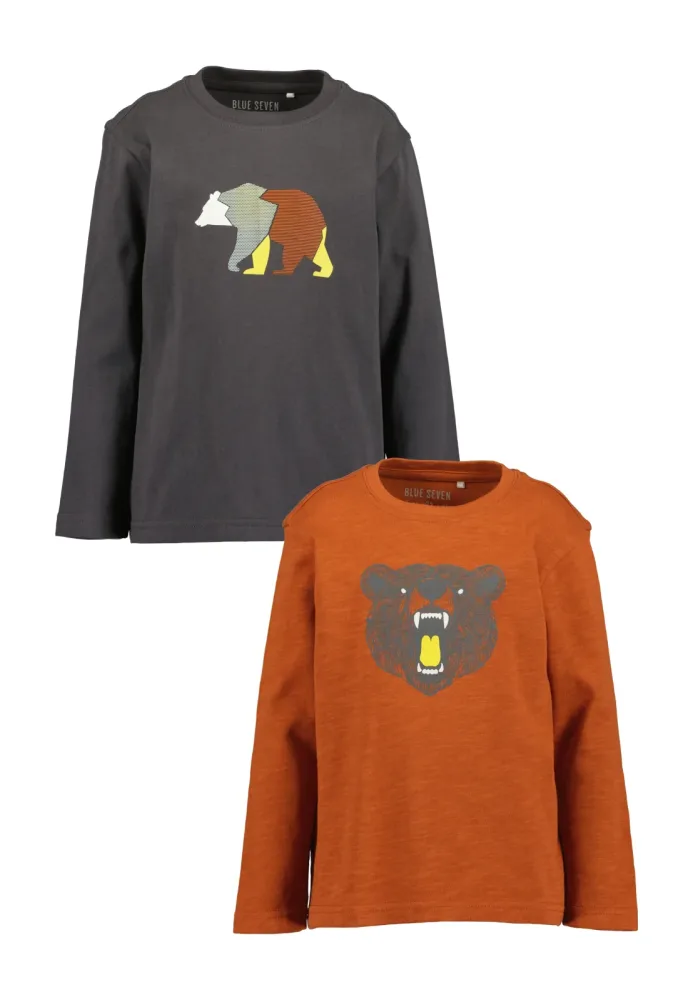 Blue Seven Langarmshirt Packung, 2 Baumwolle