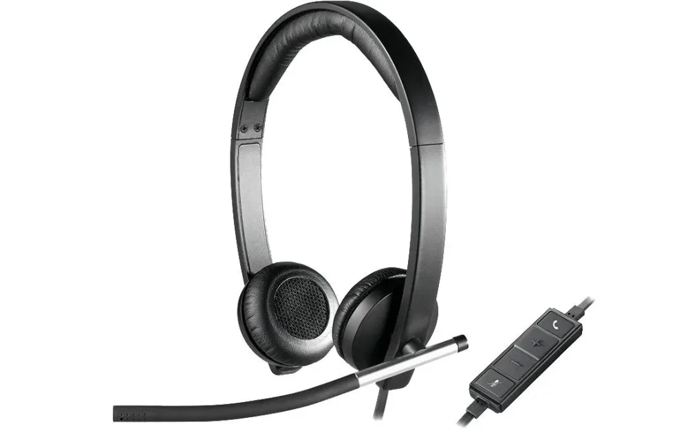 Logitech - H650e (Kabel), Schwarz