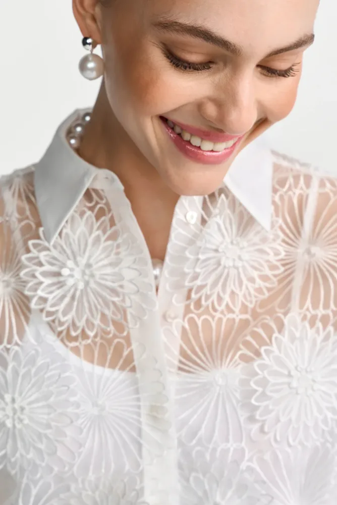 Rich & Royal - Bluse, für Damen, Weiss, Größe 40