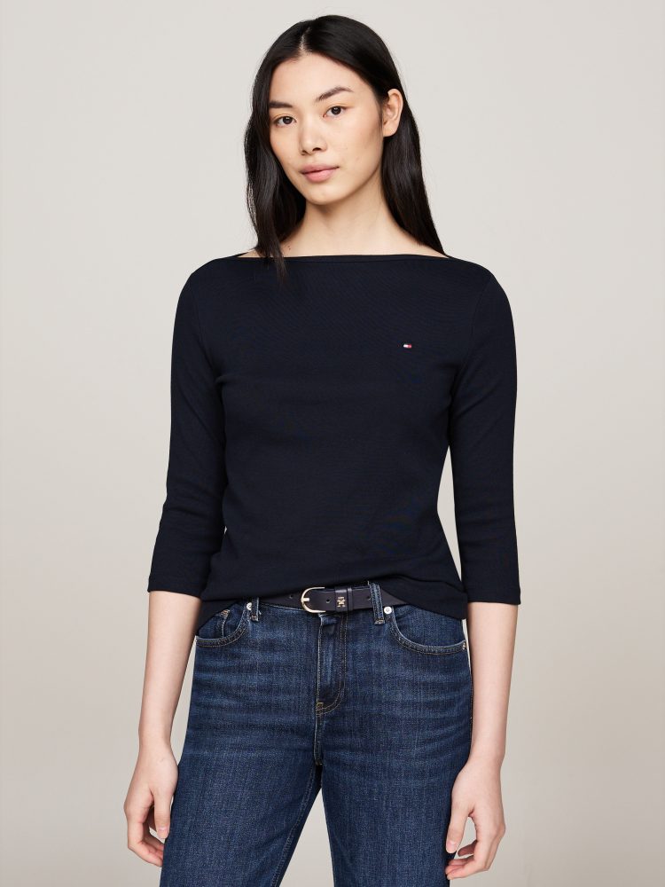 Tommy Hilfiger - Top, für Damen, Dunkelblau, Größe XS