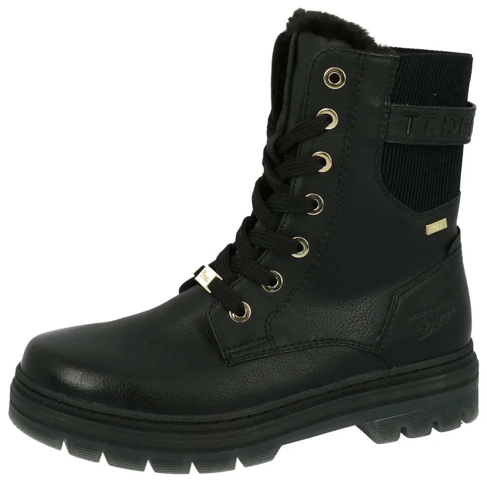Tom Tailor - Stiefelette, für Damen, Schwarz, Größe 38