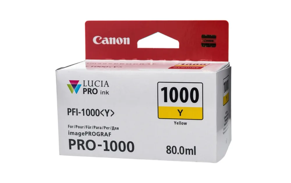 Canon -  Tintenpatrone gelb PFI-1000 iPF PRO-1000 80ml, One Size