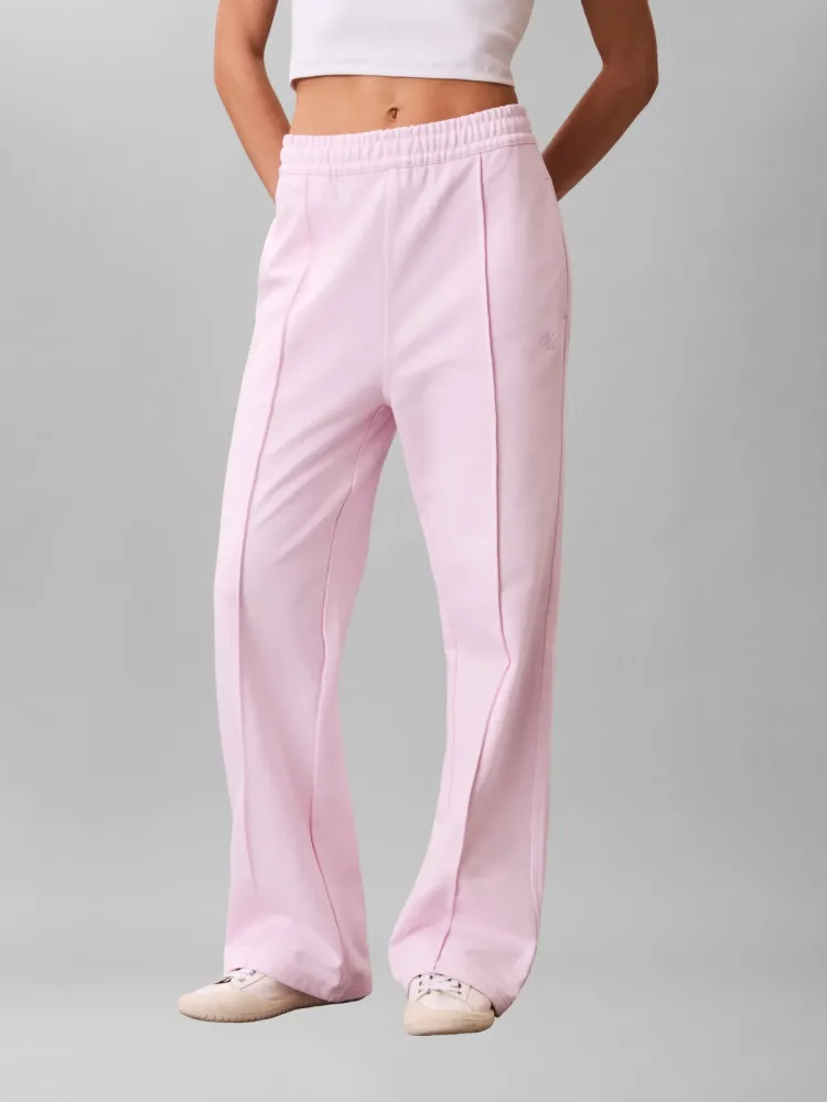 Calvin Klein Jeans Sweathose elastischer Bund, gerade Passform, Bundfalte