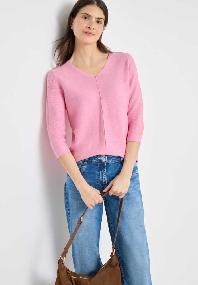 Cecil Strickpullover 3/4-Arm mit Viskose