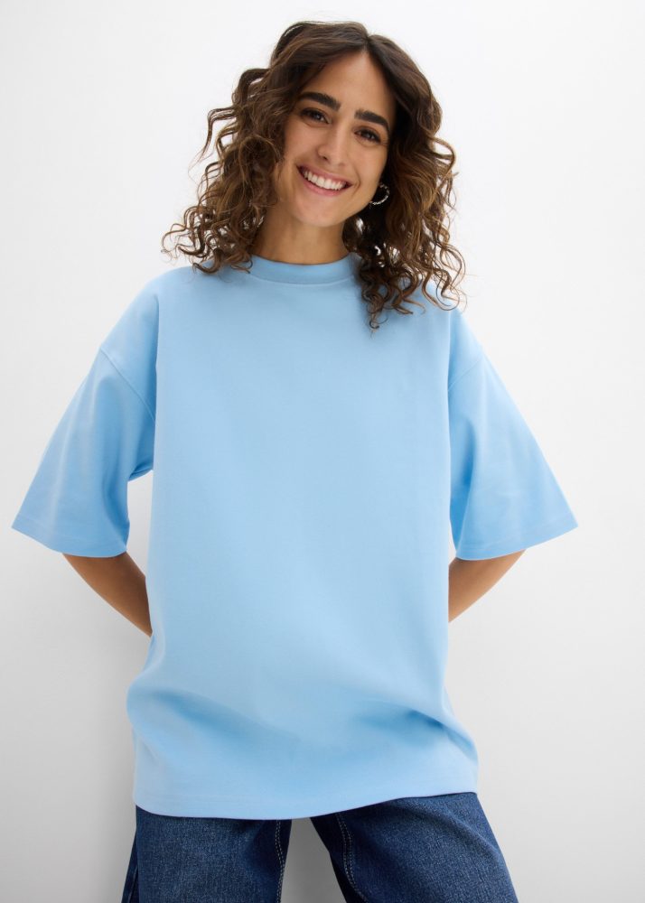 bonprix Oversize-Shirt mit Oversize-Schnitt, aus schwerer Baumwolle, in Grössen bis XXL