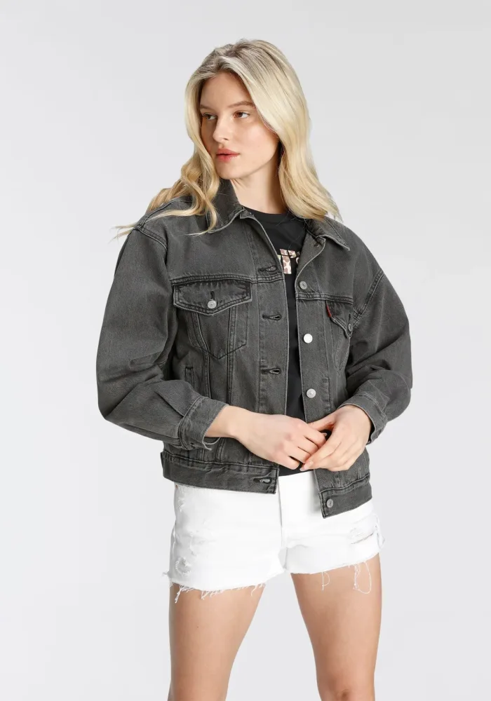 Levi's® - Jeansjacke mit Knöpfen, für Damen, Anthrazit, Größe XS