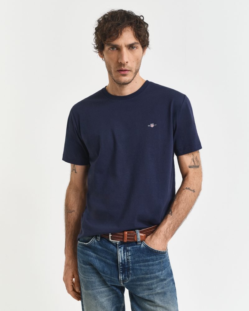 Gant - T-Shirt, für Herren, Marine, Größe M