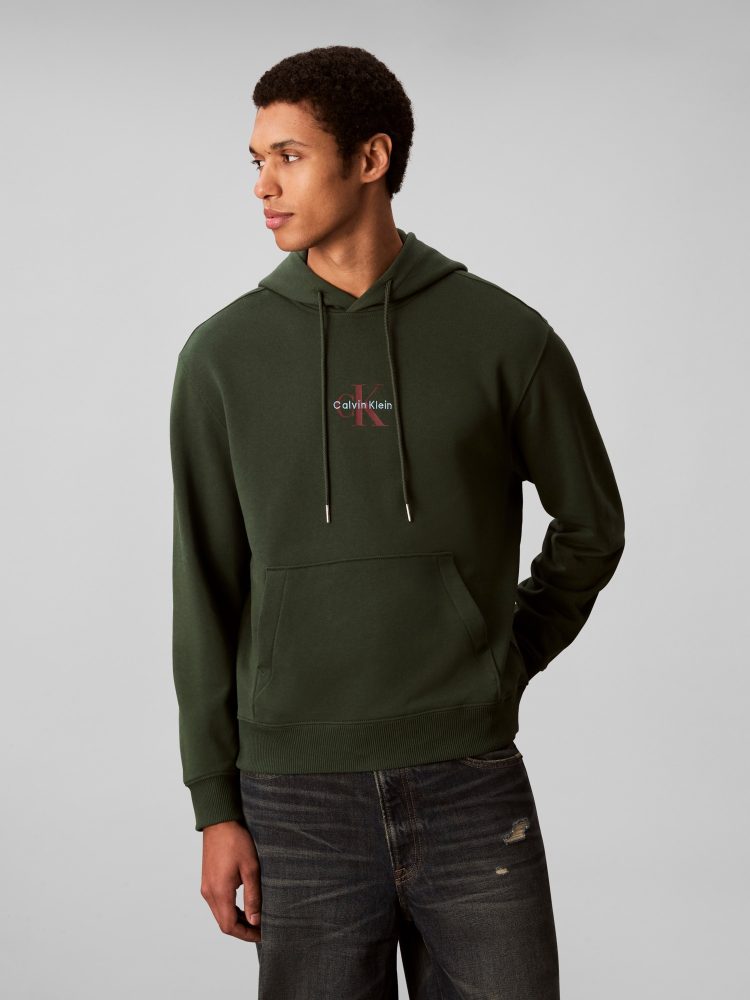 Calvin Klein Jeans - Sweatshirt, für Herren, Grün, Größe M