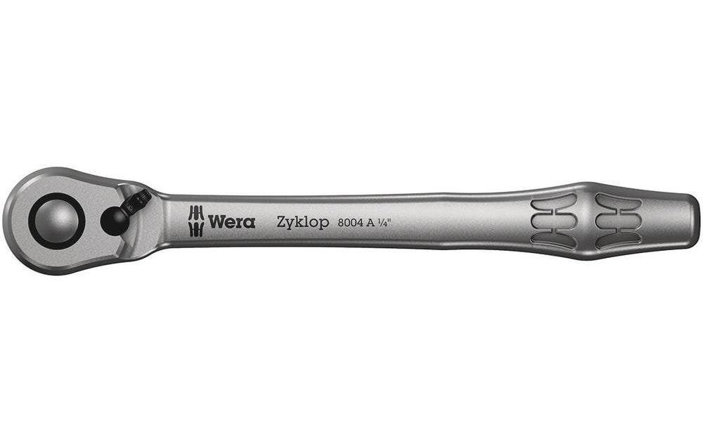 Wera Zyklop Metal 8004 A 05004004001 Umschaltknarre 1/4 (6.3 mm) 141 mm