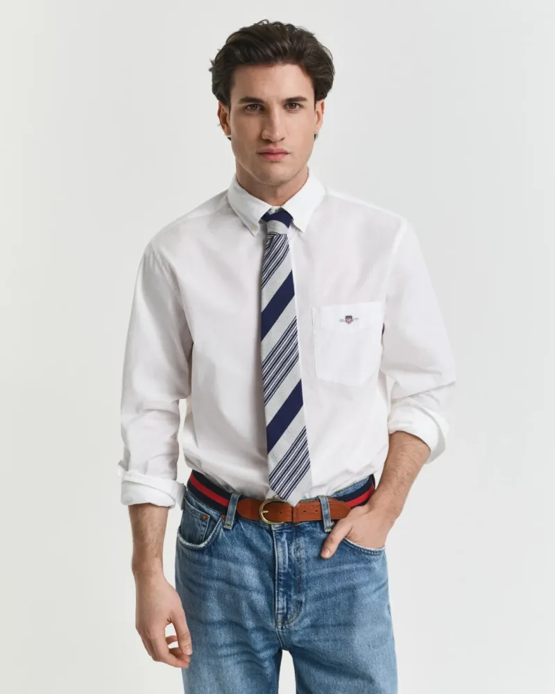 Gant - Hemd, langarm, für Herren, Weiss, Größe S