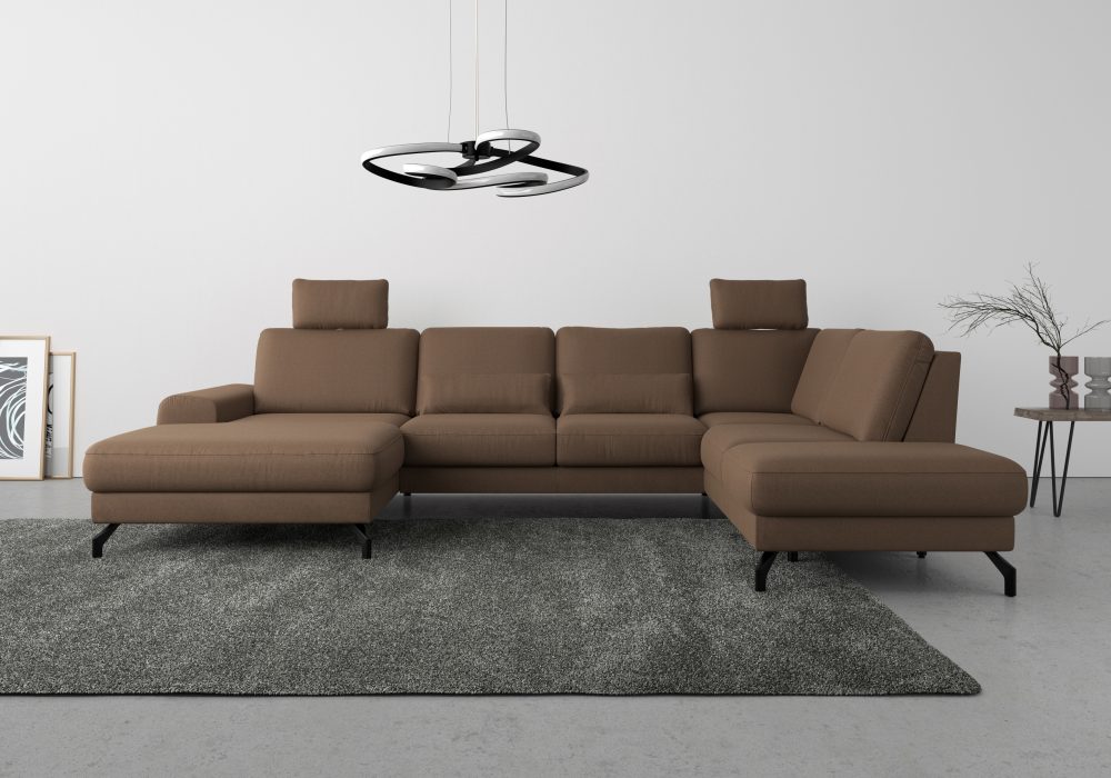 sit&more Wohnlandschaft »Cinturo«, inklusive Sitztiefenverstellung und Federkern