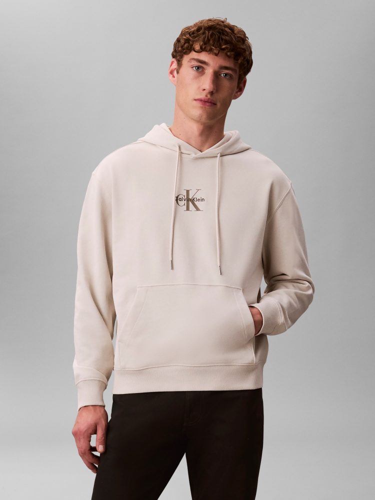 Calvin Klein Jeans - Sweatshirt, für Herren, Beige, Größe S