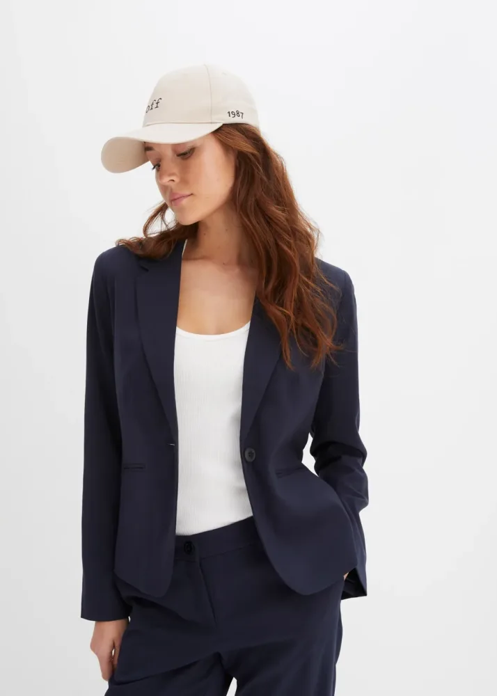 bonprix Blazer mit Paspeltaschenblau 44Damen
