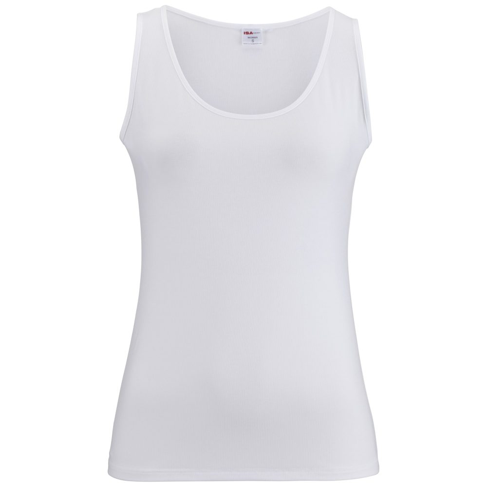 ISA bodywear - Träger Top, für Damen, Weiss, Größe S