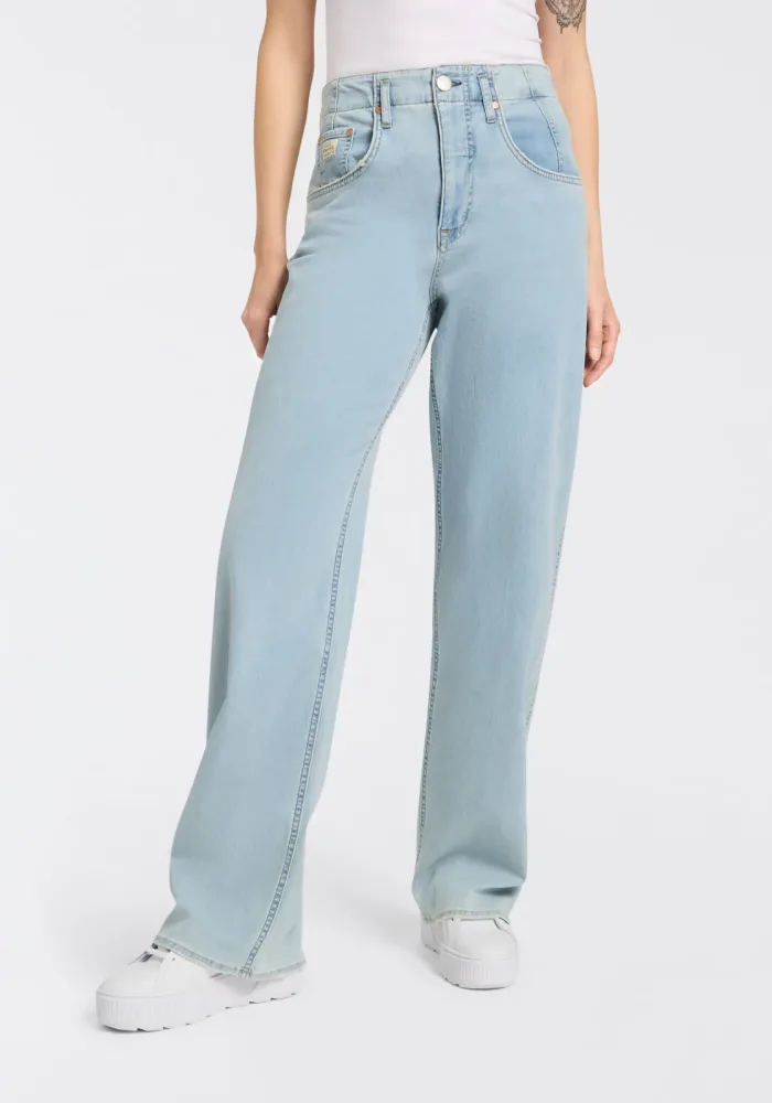 Herrlicher High-waist-Jeans 
