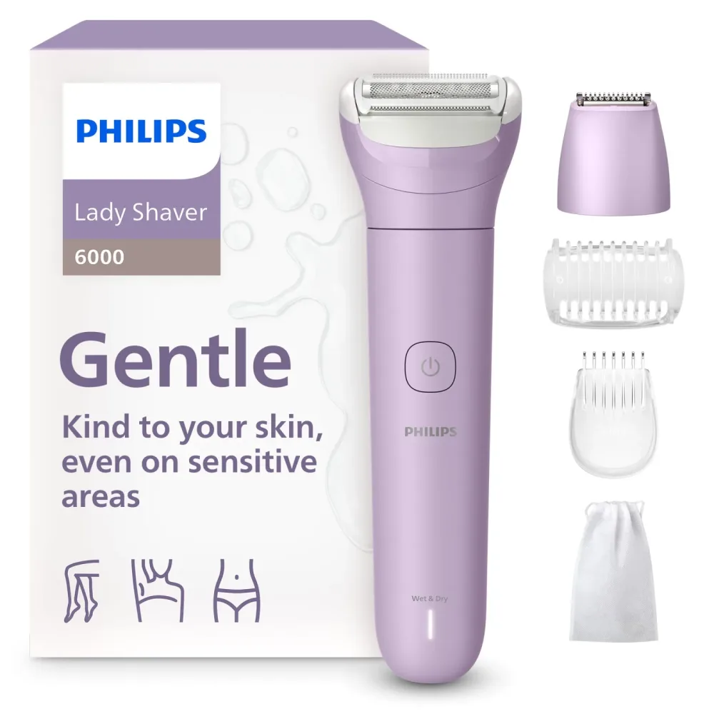 Philips Series 6000 BRL138/00 Ladyshaver – Damenrasierer – lila