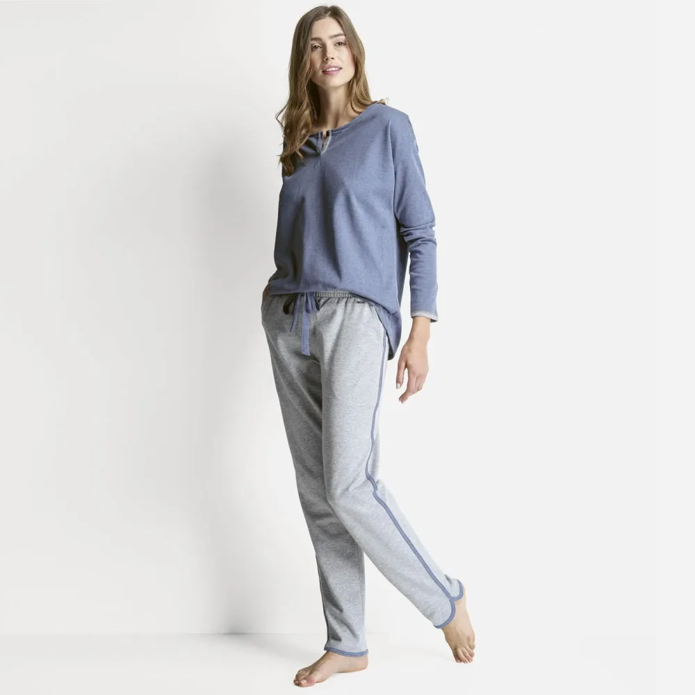 ISA bodywear - Shirt langarm mit Knopfleiste, für Damen, Größe XL